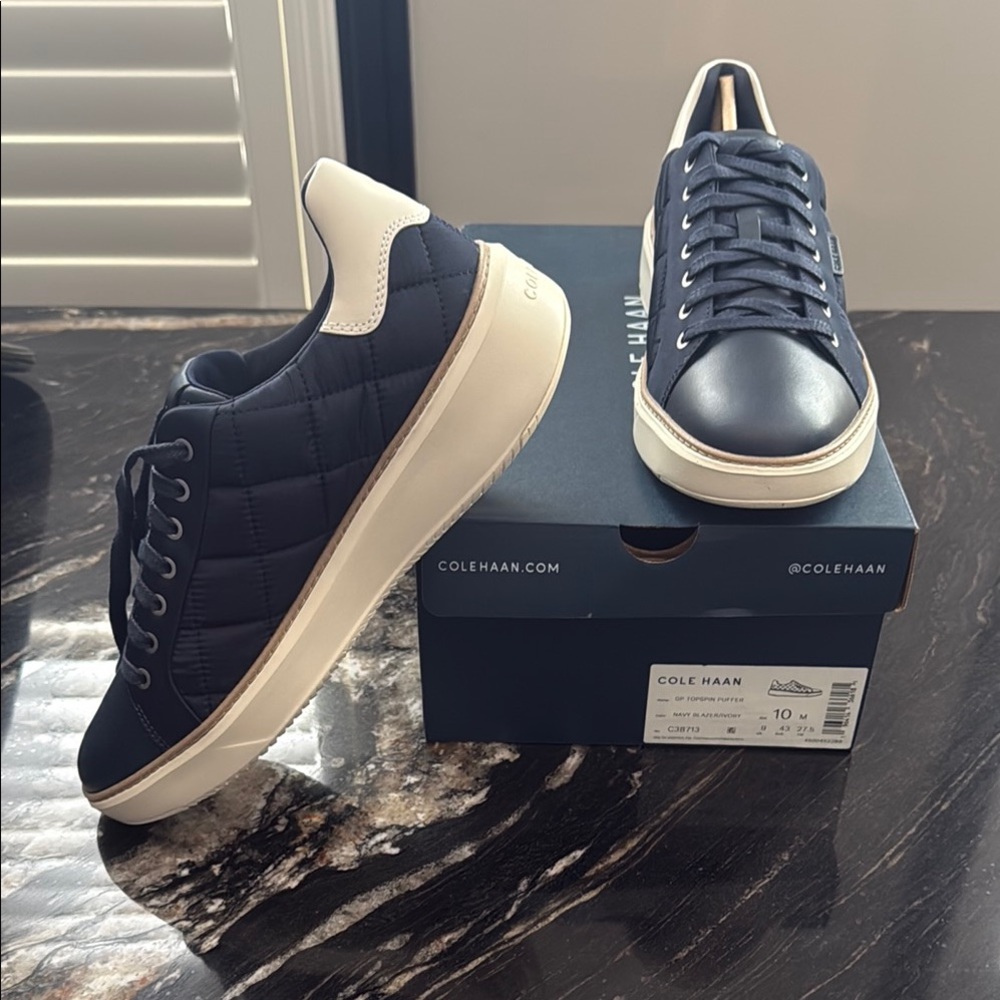 Cole Haan Men's Navy Sneakers in 10